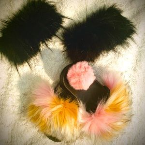 Women’s Exchangeable Fur Slides